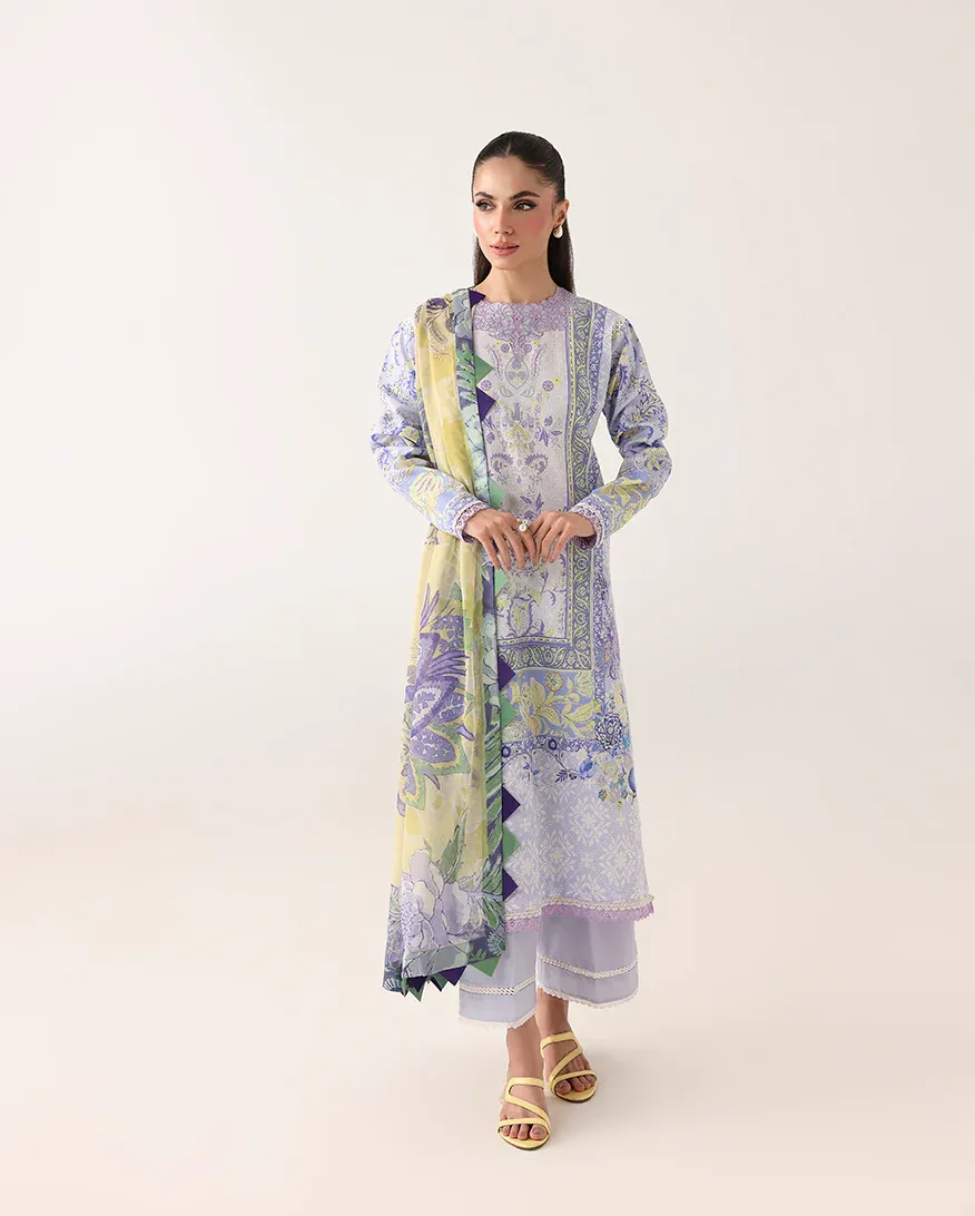 Roheenaz Printed Lawn