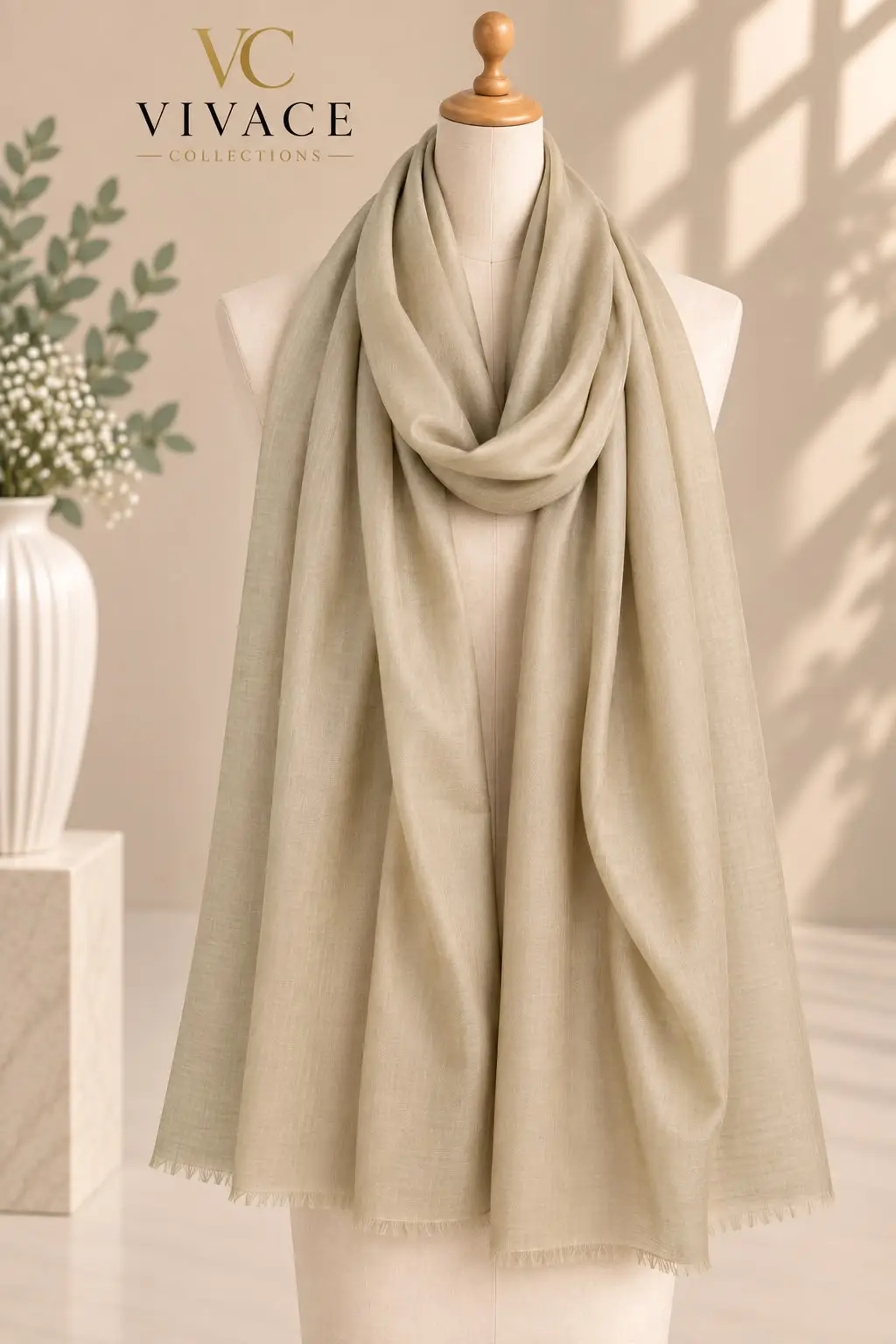 Finest Wool 120 Count MP Stoles Plain