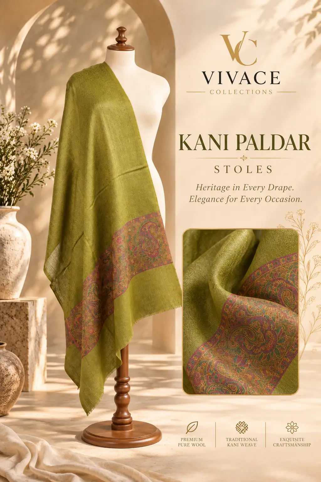 Kani Palla Stole