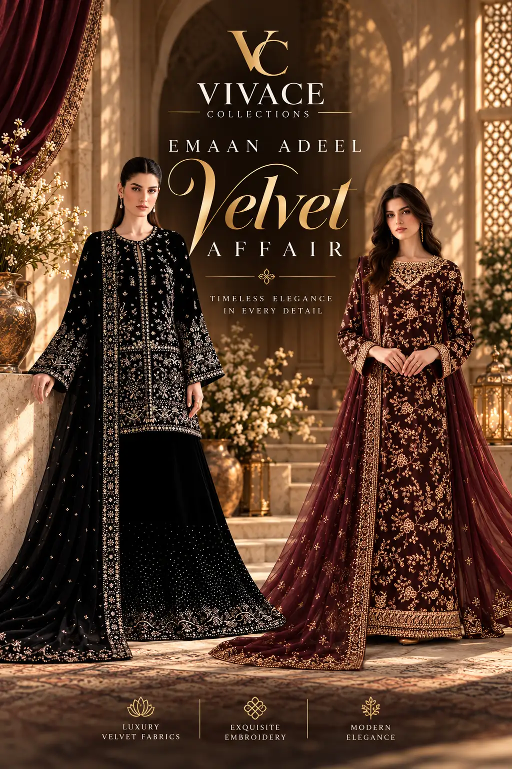 Emaan Adeel Velvet Affair