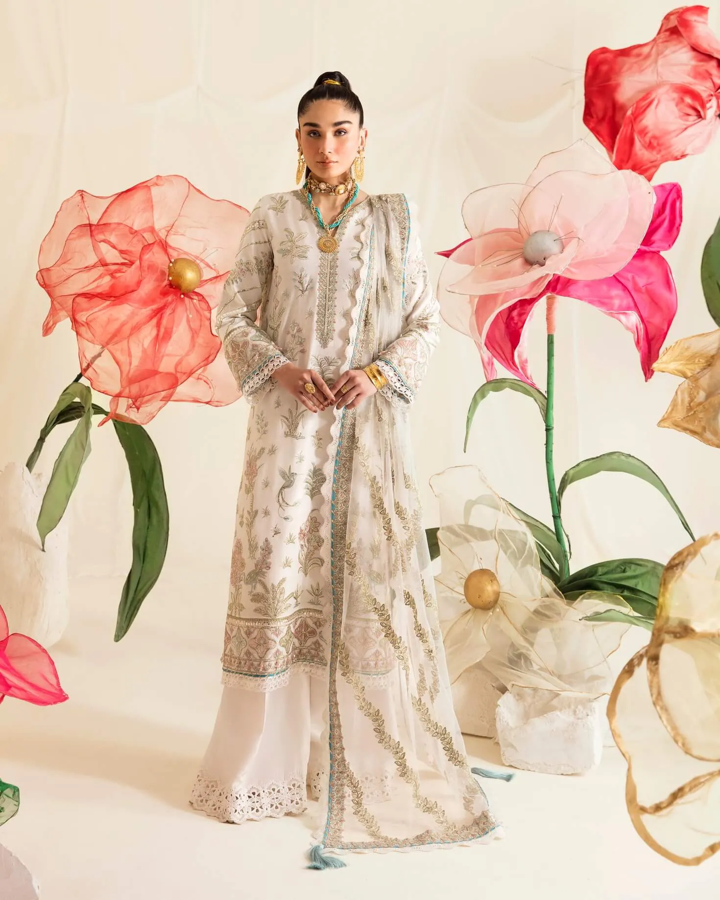 Ayzel by Afrozeh Fleur De Lis Luxury