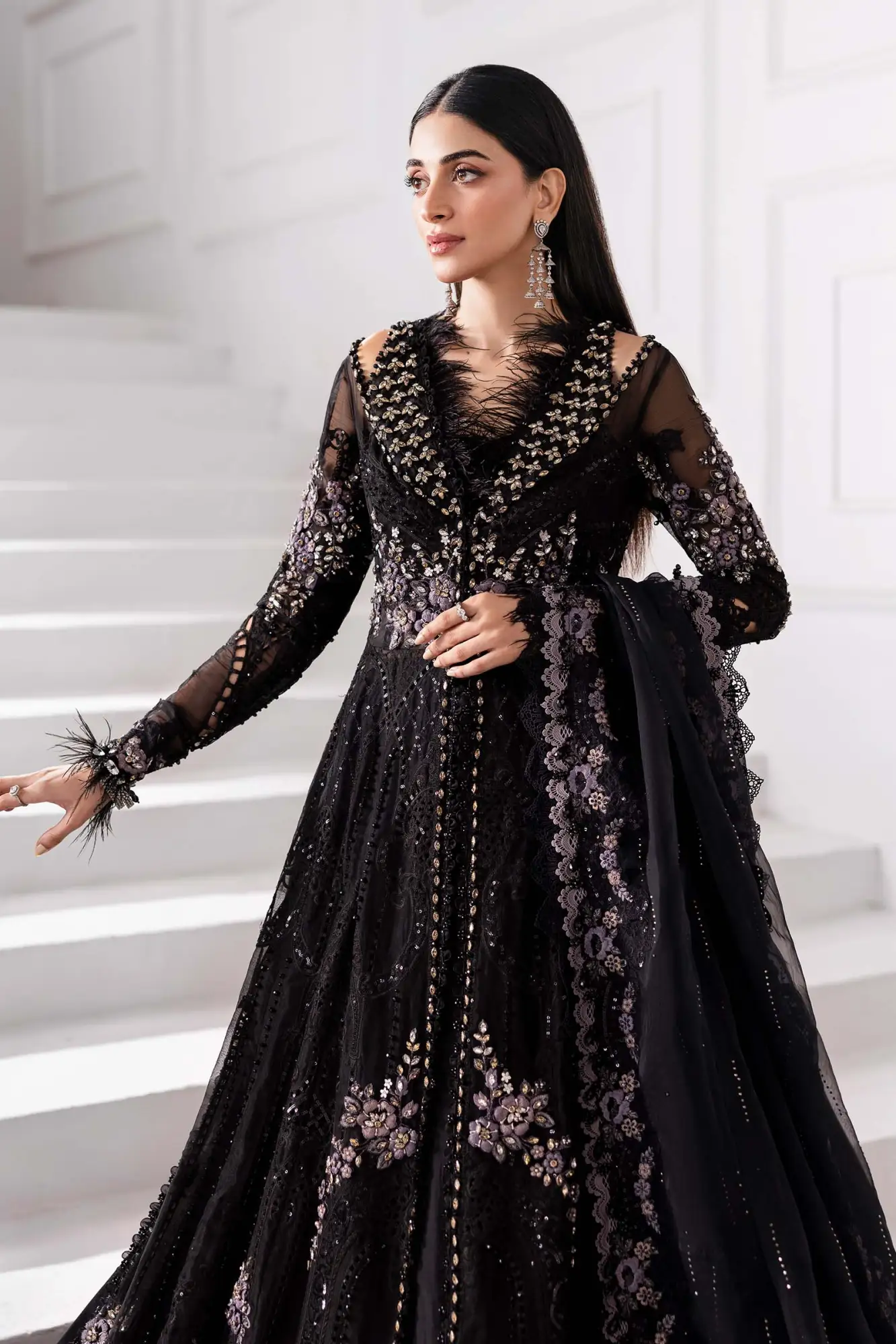 Maria B Unstitched Embroidered '25