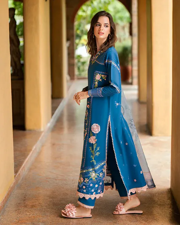 Roheenaz Embroidered Lawn