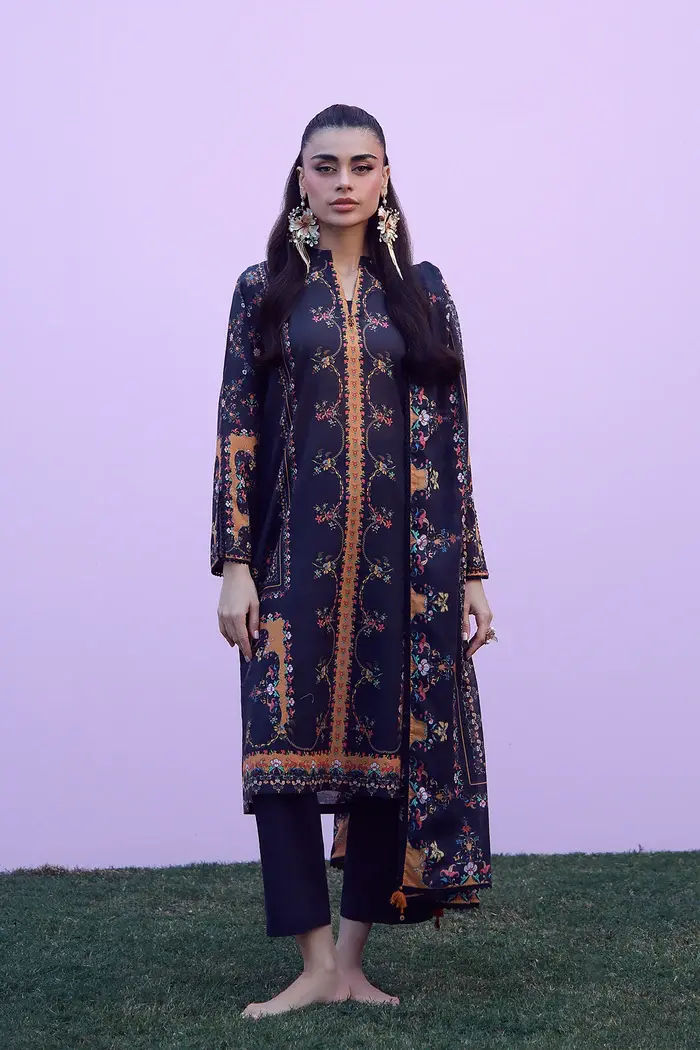 Sahar Mirha Midnight Jardin SS1-26-13 (3PC)