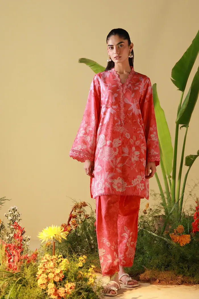 Sahar Mirha Coral Peony SS1-26-28(3PC)