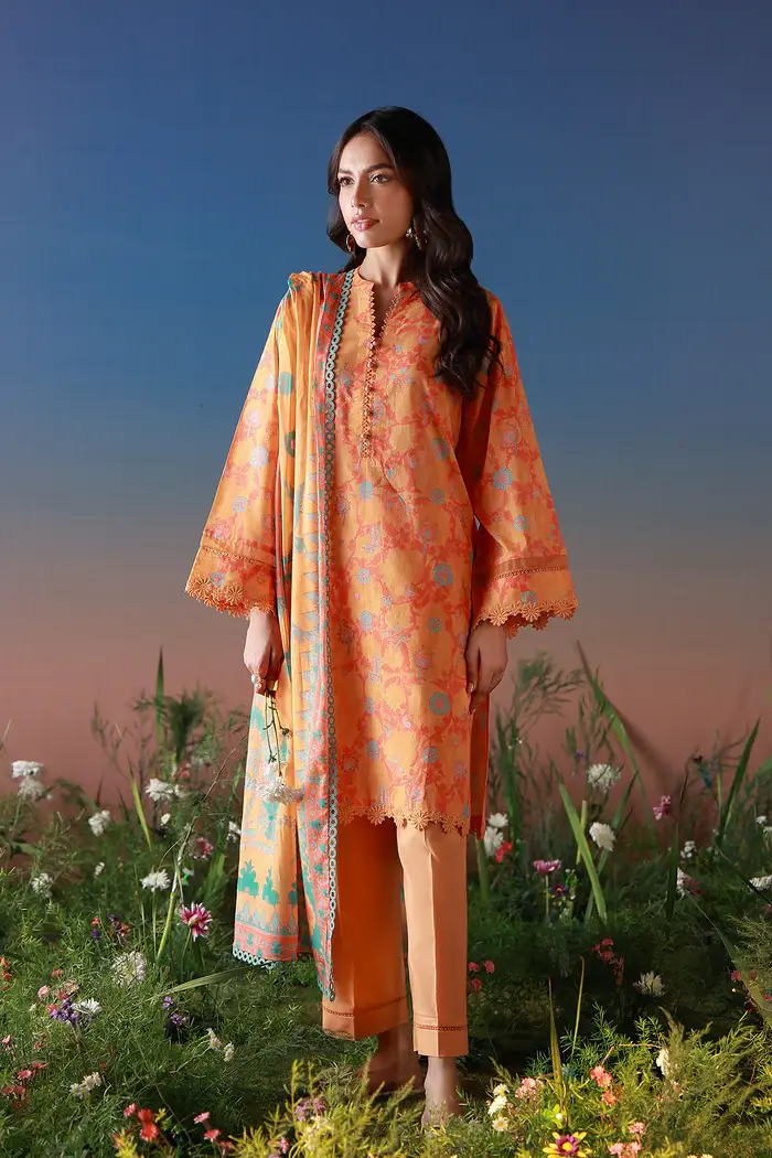 Sahar Mirha Amber Petals SS1-26-02(3PC)