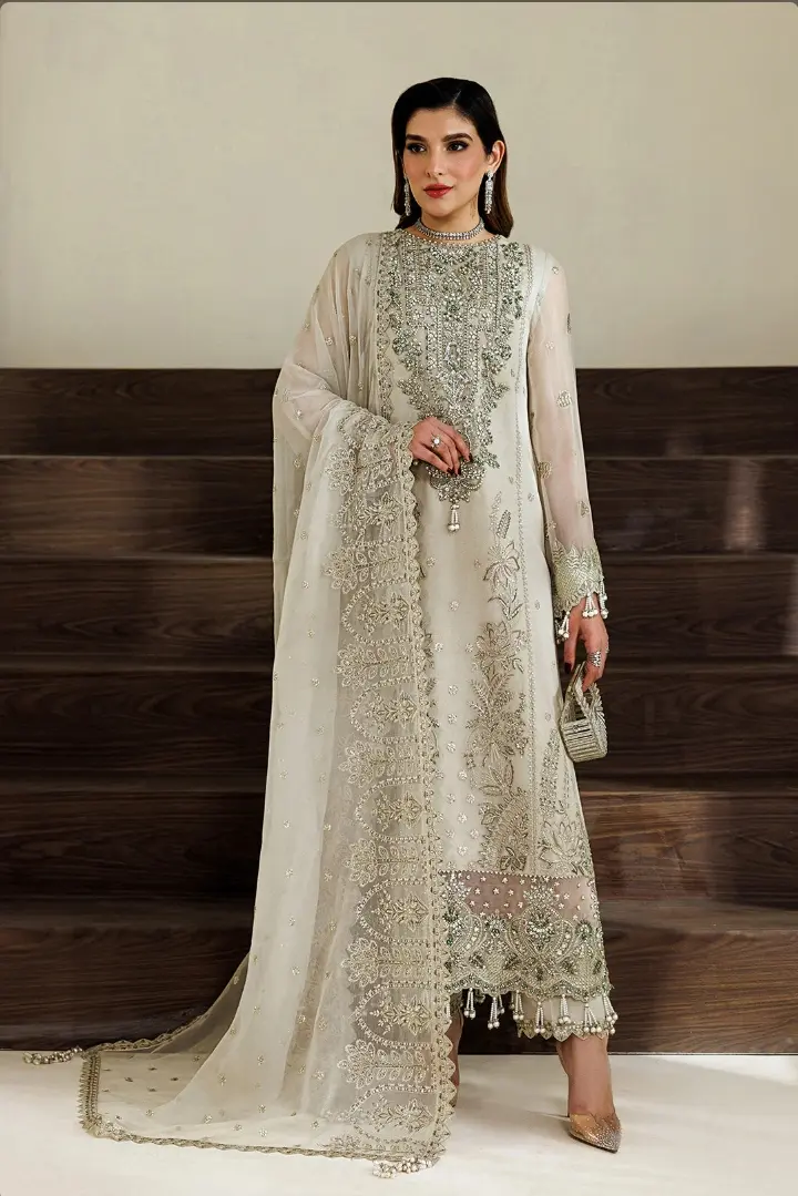 Alizeh Aymal Chiffon Formals 4074 - NAVYA