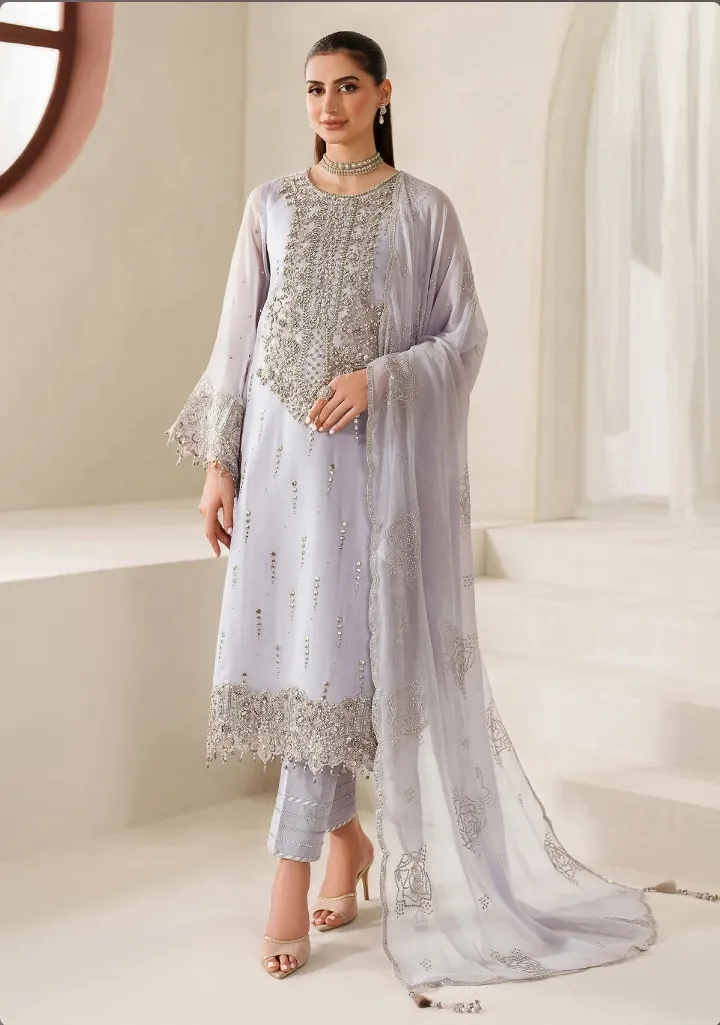 Alizeh Reena luxury chiffon formal 4050- FEEHA