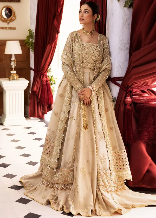 Siraa by Sadaf Fawad Khan - Ivory Celeste