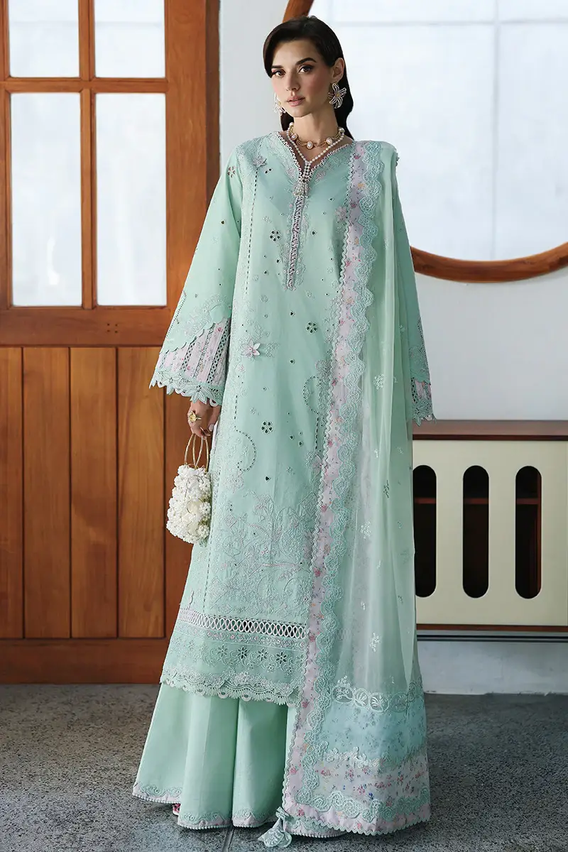 Qalamkar Chikankari CM-08 SEREN