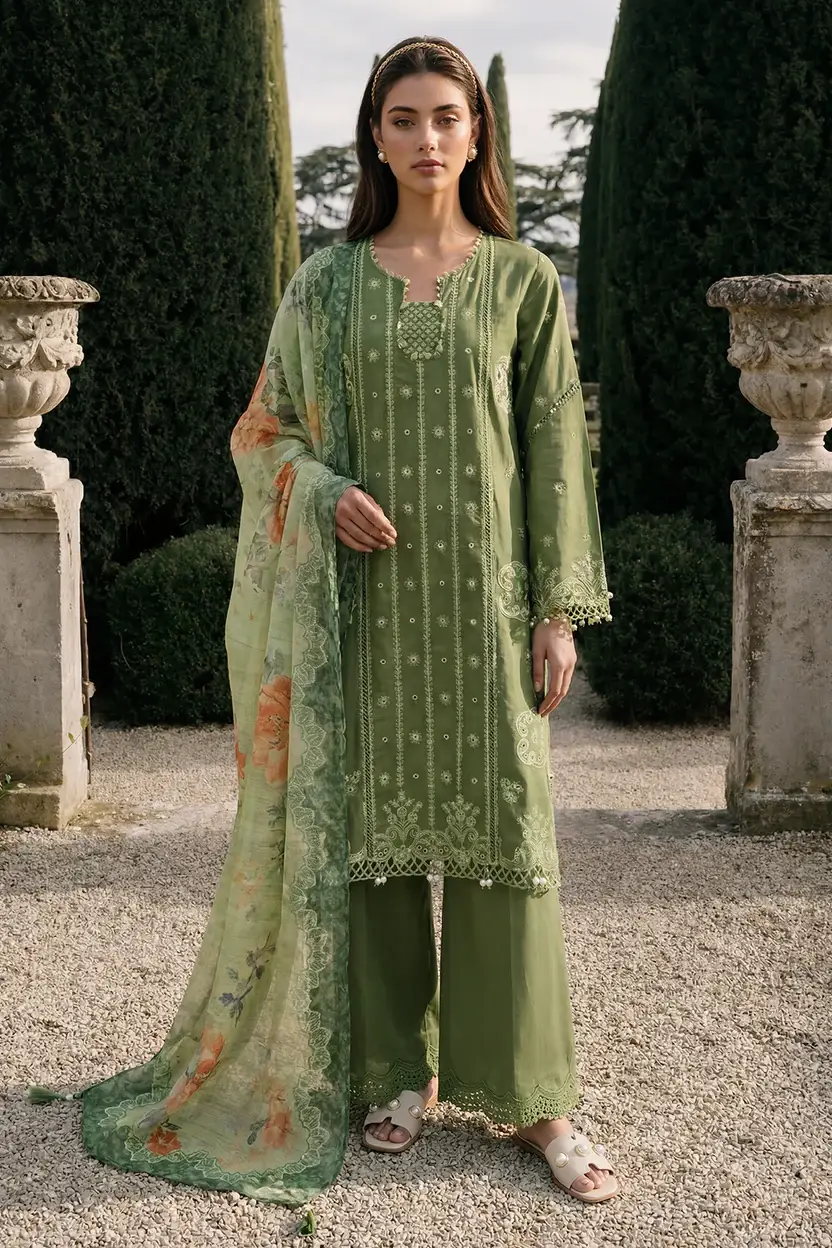 Zellbury Chikankari 4090