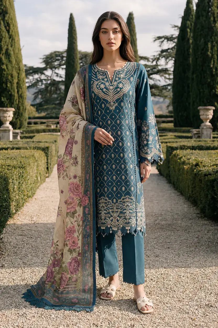 Zellbury Chikankari 4061