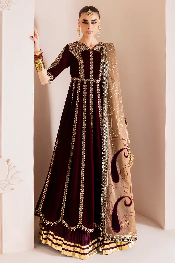 Jazmin Chandni Velvet D-12