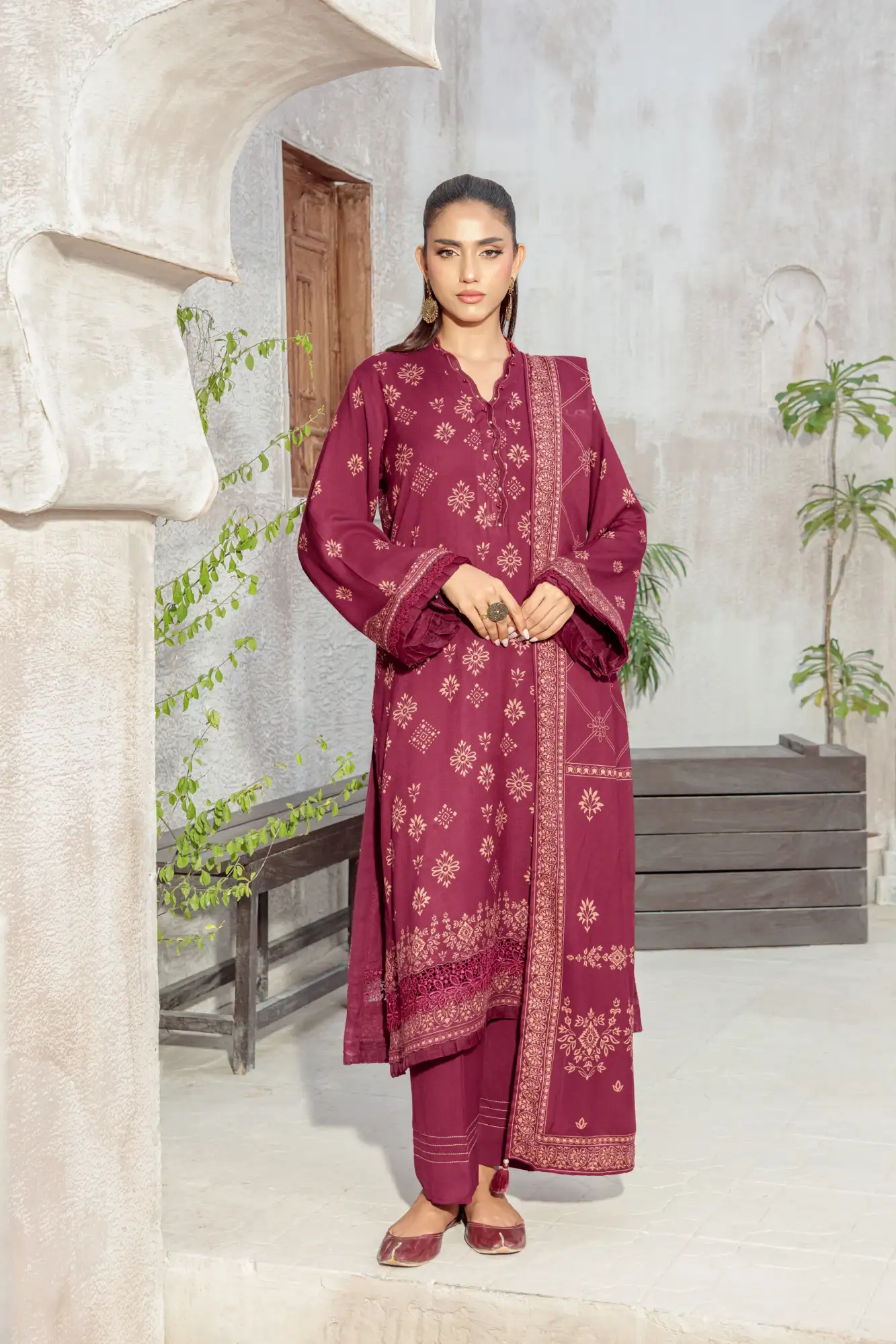 Lakhany Pashmina Printed 346-A