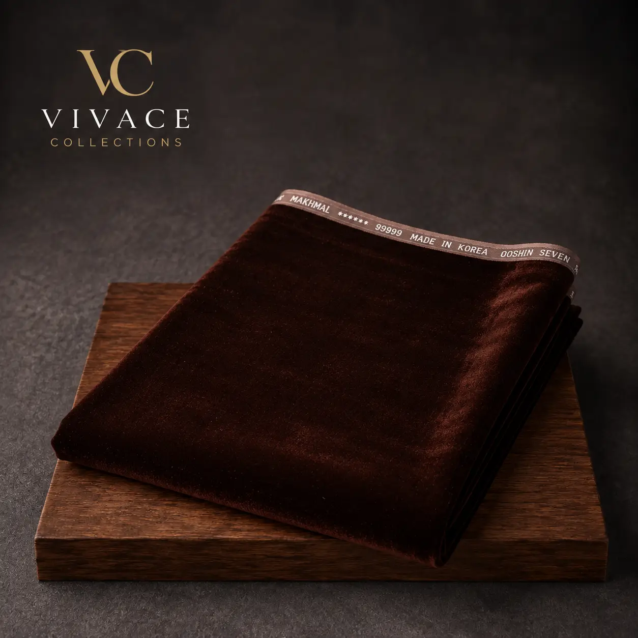 Korean Velvet 3m Coffee Brown