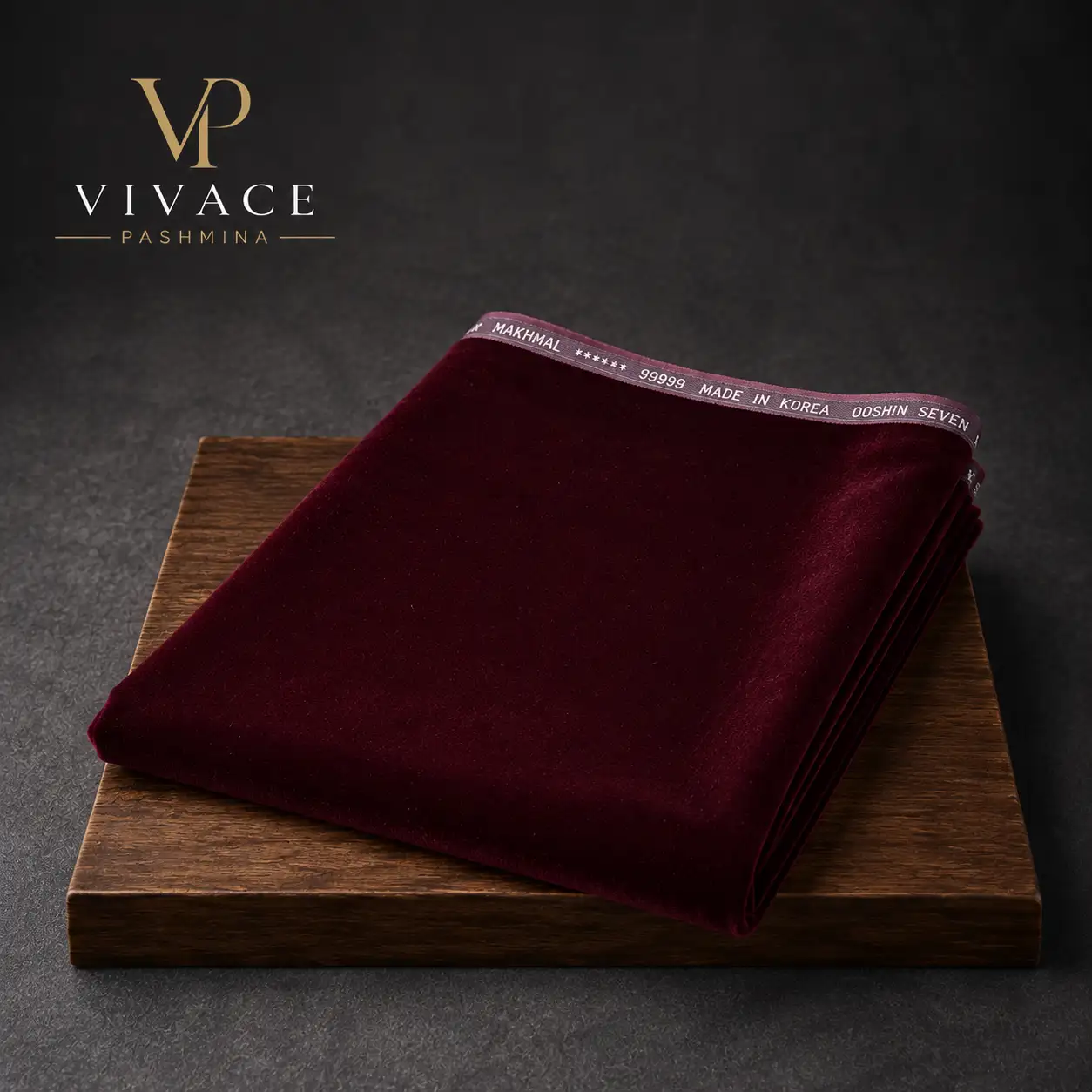 Korean Velvet 3m Dark Maroon