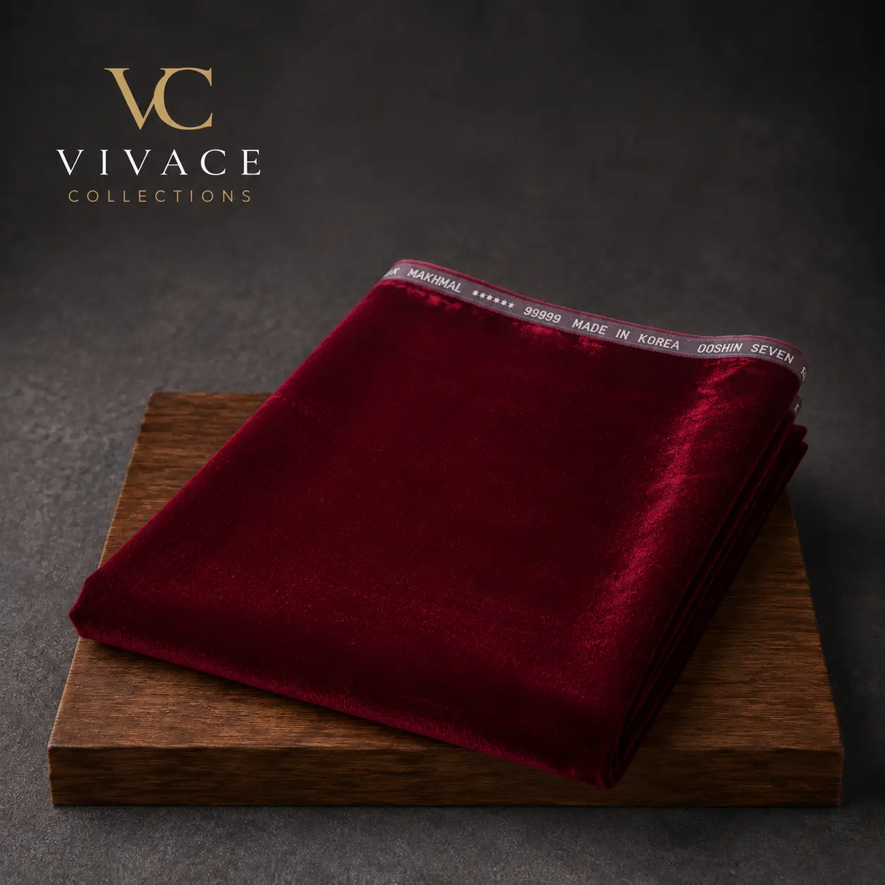 Korean Velvet 3m Maroon