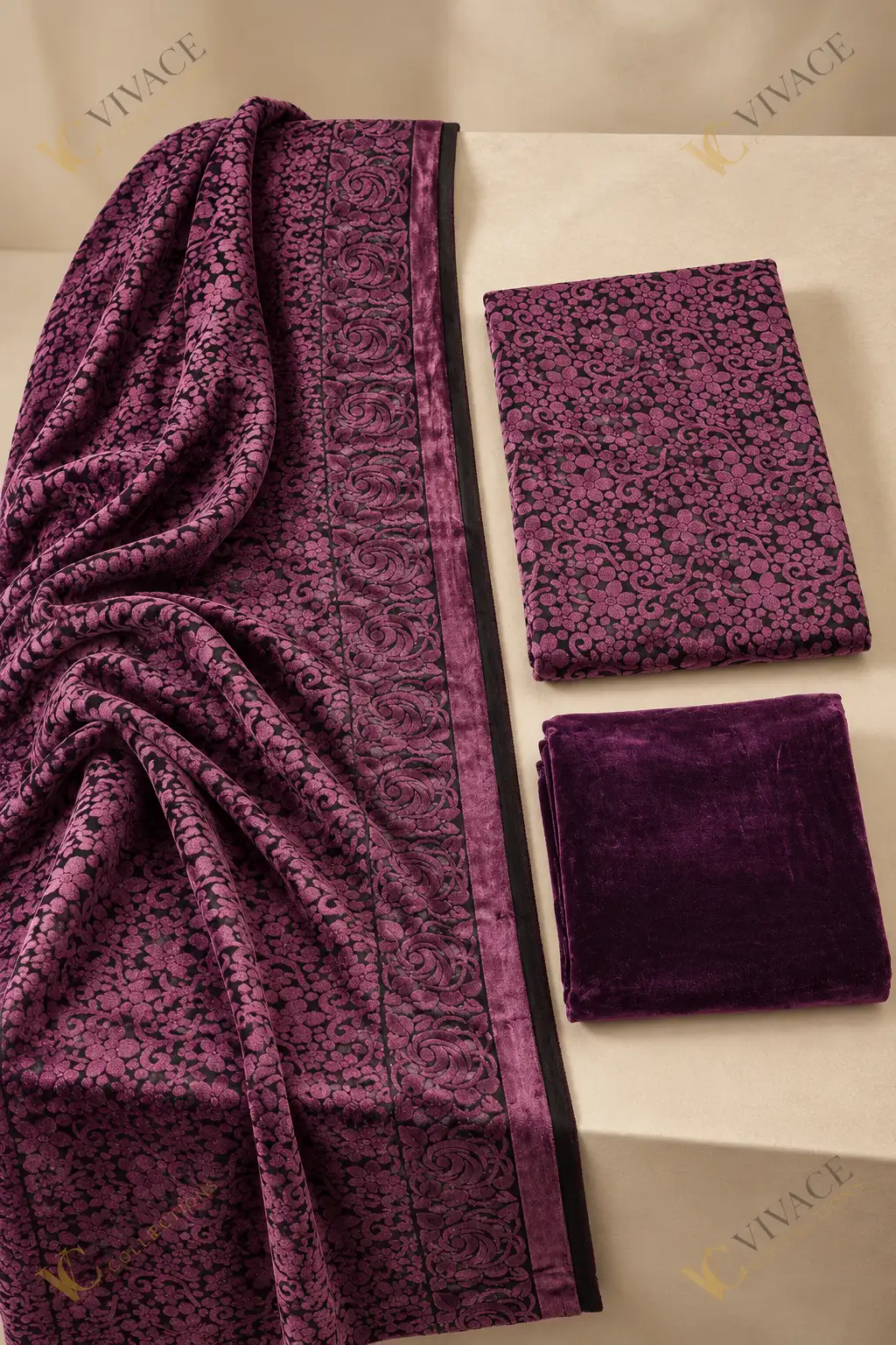 Pallachi Velvet 3PC MN01