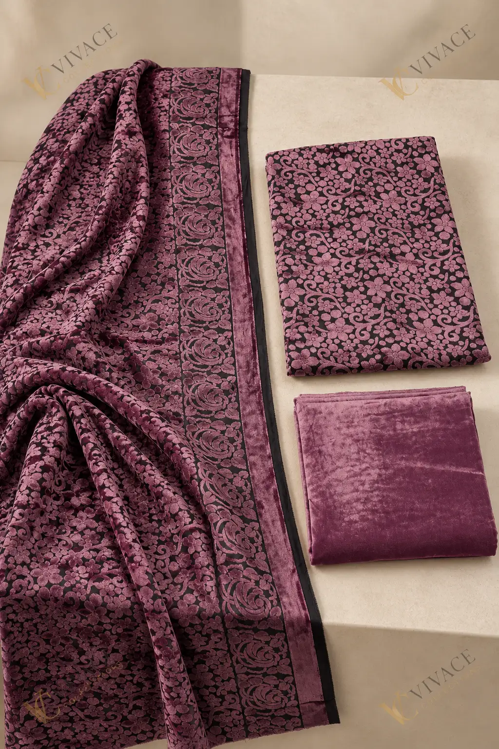 Pallachi Velvet 3PC MN03