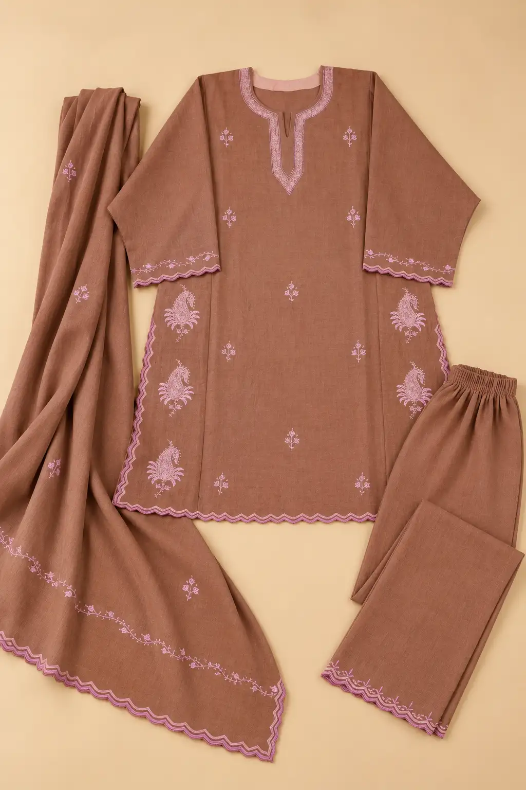Sozni (Hand) Pheran 3Pc Set D06