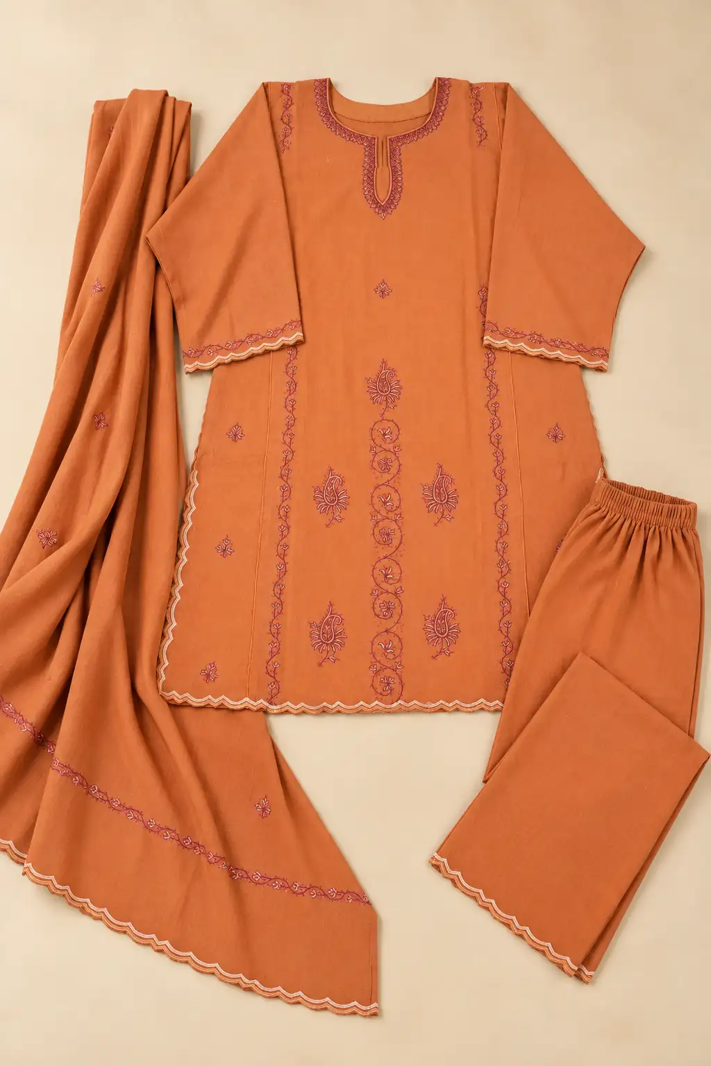 Sozni (Hand) Pheran 3Pc Set D12