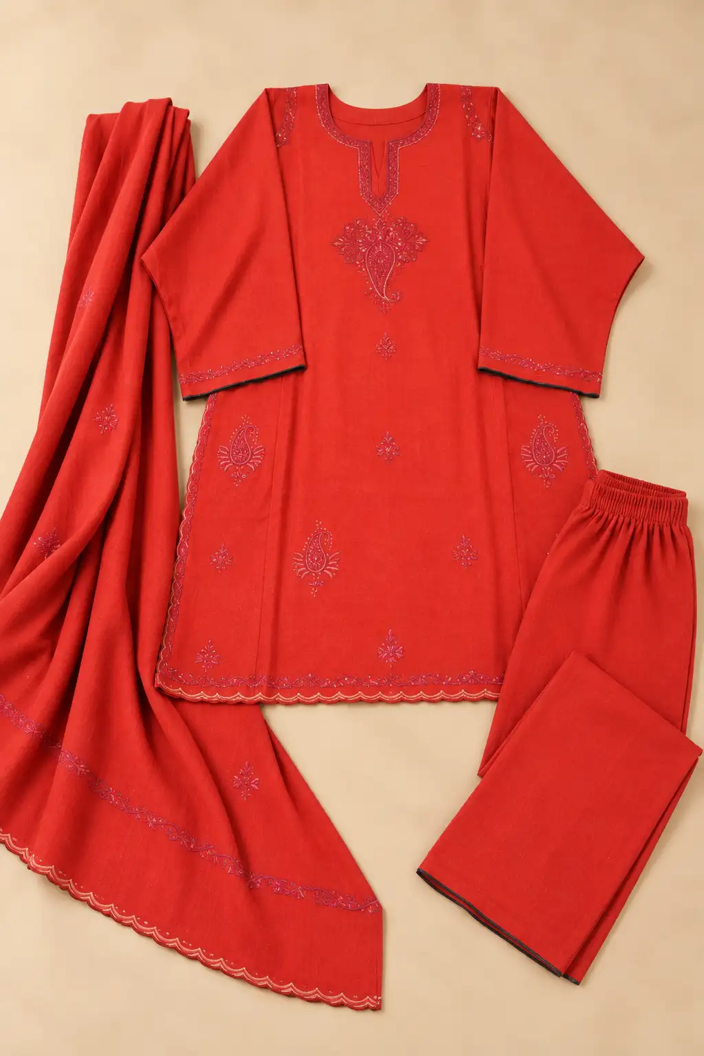 Sozni (Hand) Pheran 3Pc Set D14