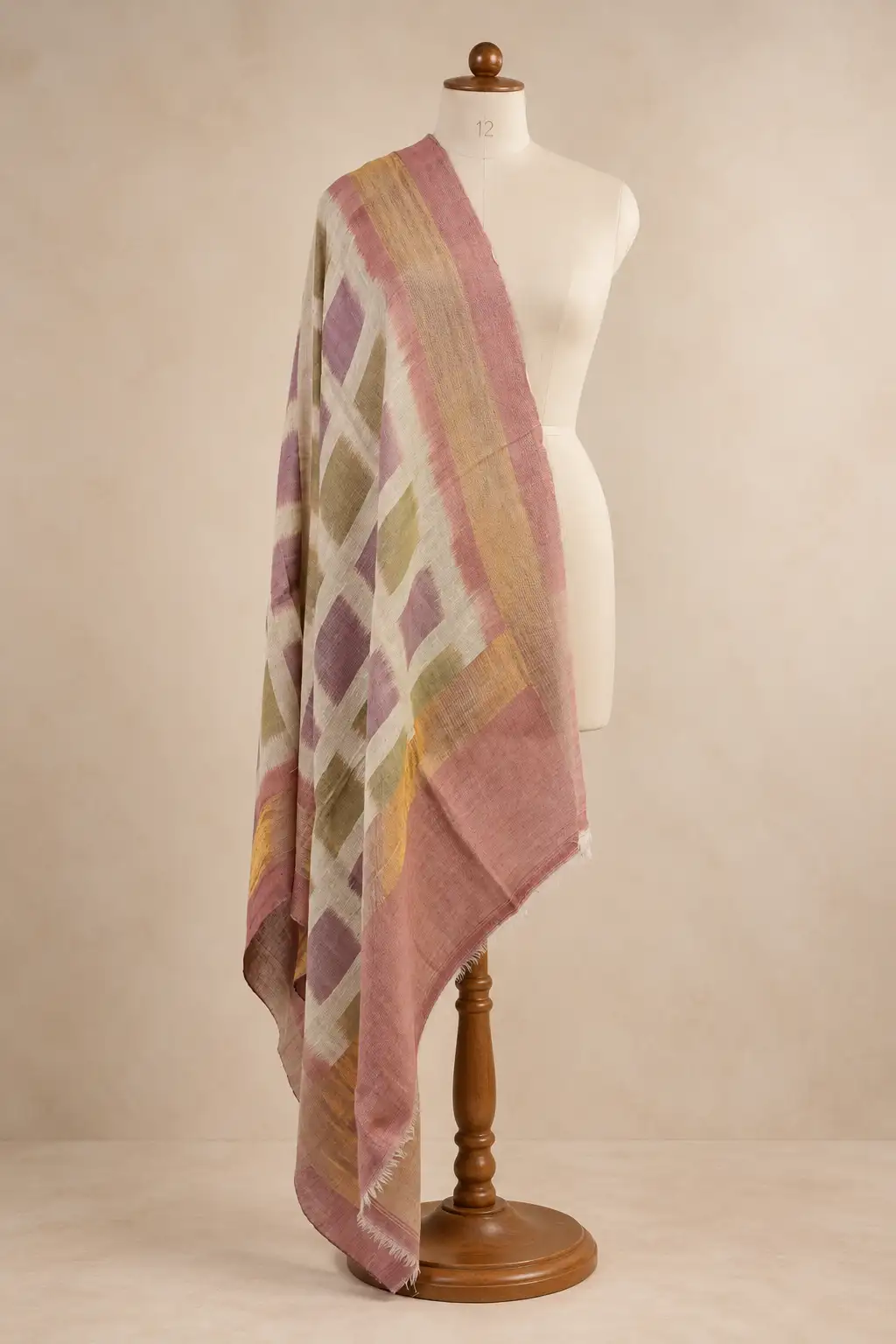Pashmina Zari Reversible Shawl 02