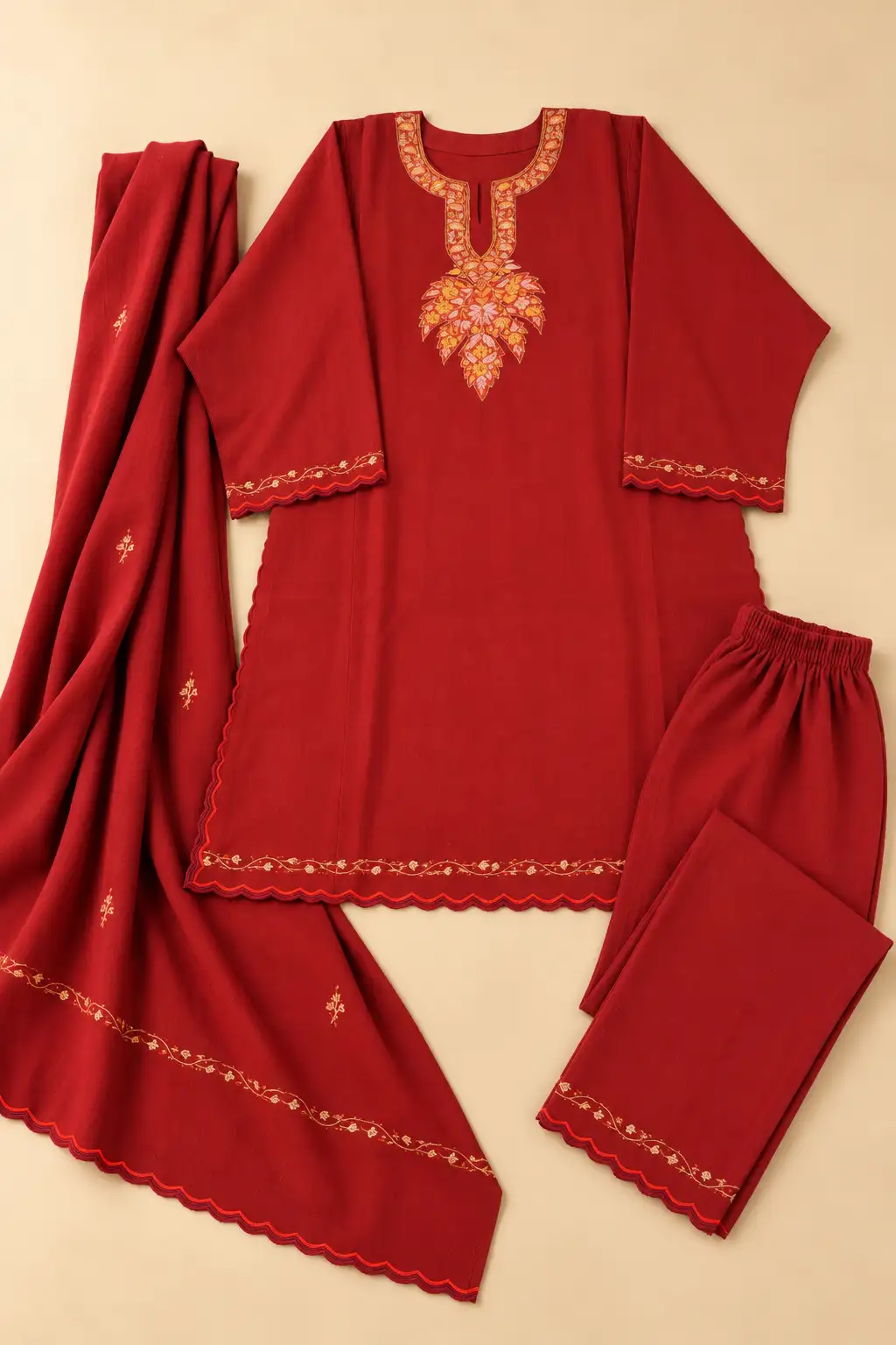 Sozni (Hand) Pheran 3Pc Set D17