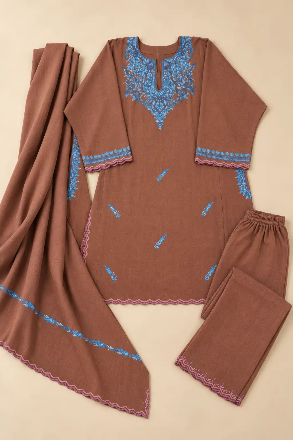 ARI (Hand) Pheran 3Pc Set D02