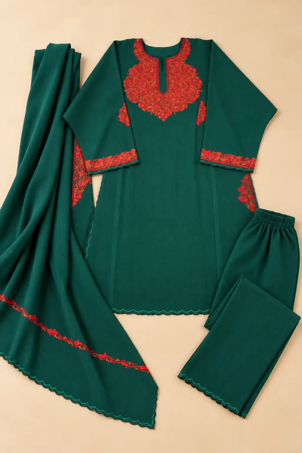 ARI (Hand) Pheran 3Pc Set D03