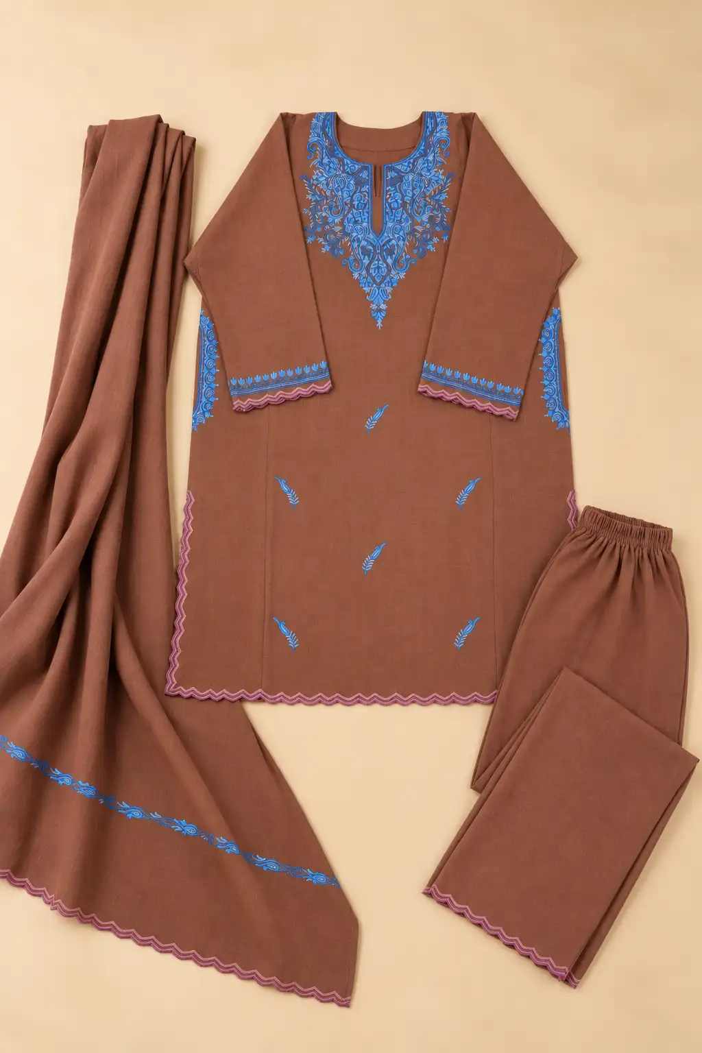 ARI (Hand) Pheran 3Pc Set D02